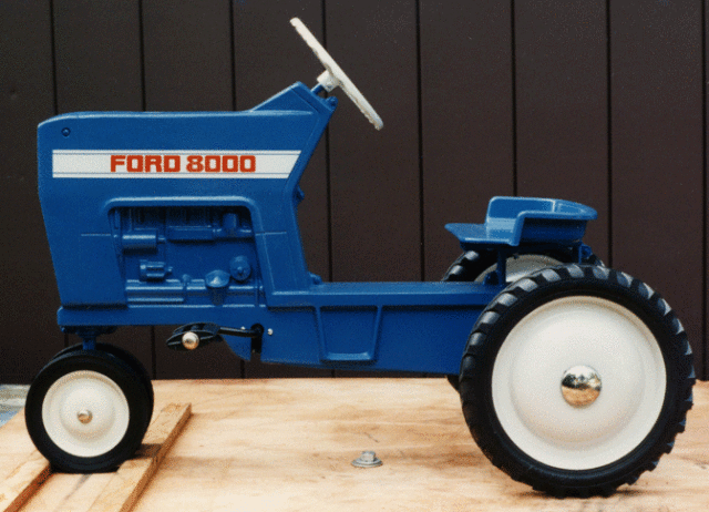 Ford 8000 pedal tractor decals