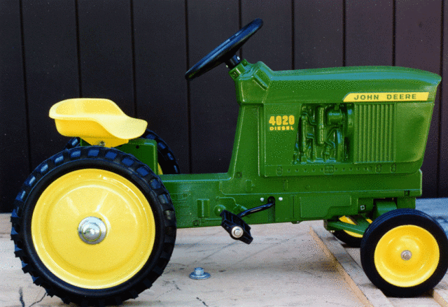 john deere 4020 pedal tractor wide front